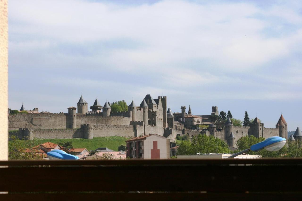 Апартаменты Le Balcon Sur La Cite Каркассон Экстерьер фото